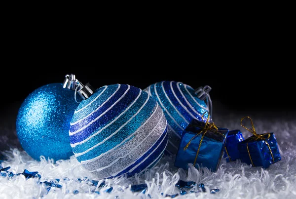 Natale blu — Foto Stock