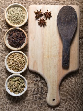 Baharatlar, maddeleri yemek