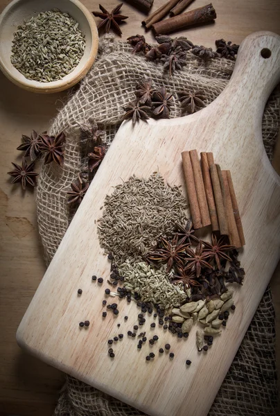 Spices, Cooking ingredients — Stock Photo, Image