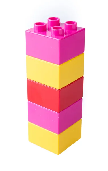 Plastic building blocks — Stock Photo, Image