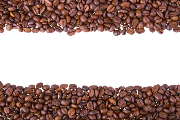 Μαύρο φρυγμένους κόκκους καφέ — Φωτογραφία Αρχείου