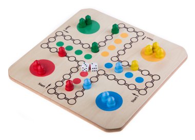 Colored board game clipart