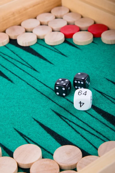 Backgammon gioco — Foto Stock