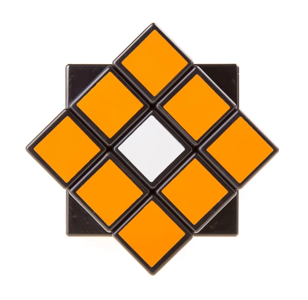 Kleur kubus puzzel — Stockfoto