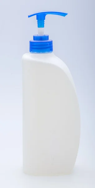 Weißer Plastikbehälter — Stockfoto