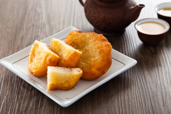 Jamón Chim Peng Rosquilla China Frita Hay Menos Variedades Jamón —  Fotos de Stock