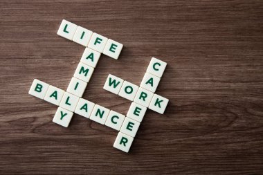 İş ve aile arasındaki uyum ve denge kavramı bulmacası