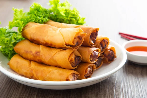 油炸春卷 Popiah — 图库照片