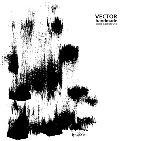 Vektor handgjorda abstrakt brush strokes banner — Stock vektor