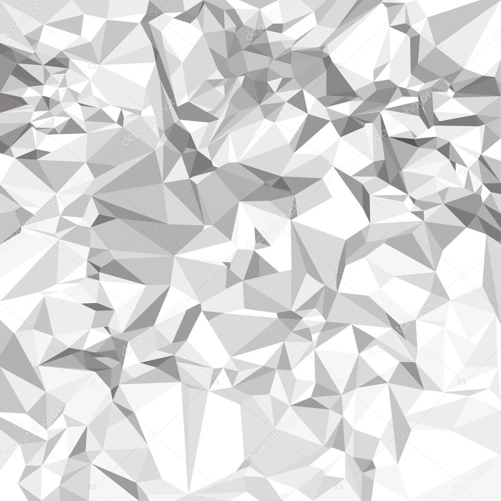 Abstract vector crumpled paper background