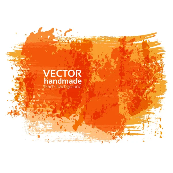 Handdrawing textured brush strokes on white banner — Stock Vector