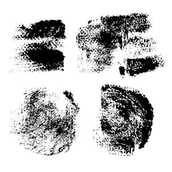 棉签和纹理漆纸版画 — 图库矢量图片