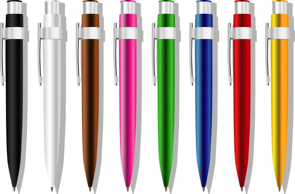Einige Farbvektor-Souvenir-Stifte — Stockvektor