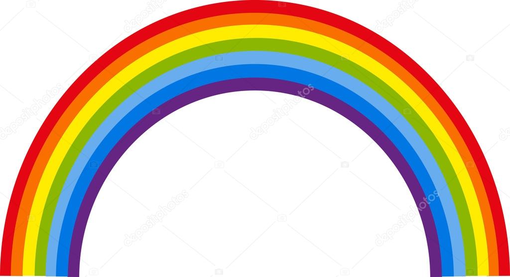 Vector rainbow background