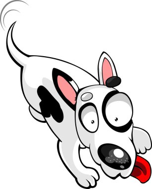 beyaz zemin üzerinde vektör boğa korkunç