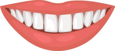 sağlıklı dişlere sahip güzel bir gülümseme