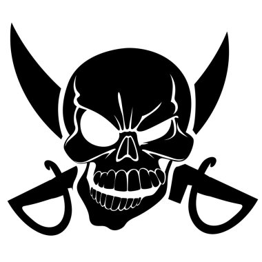 Jolly roger ile kılıç