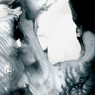 soyut siyah beyaz boya