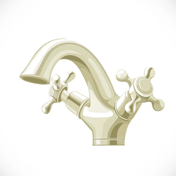 Bronze faucet — Stock Vector