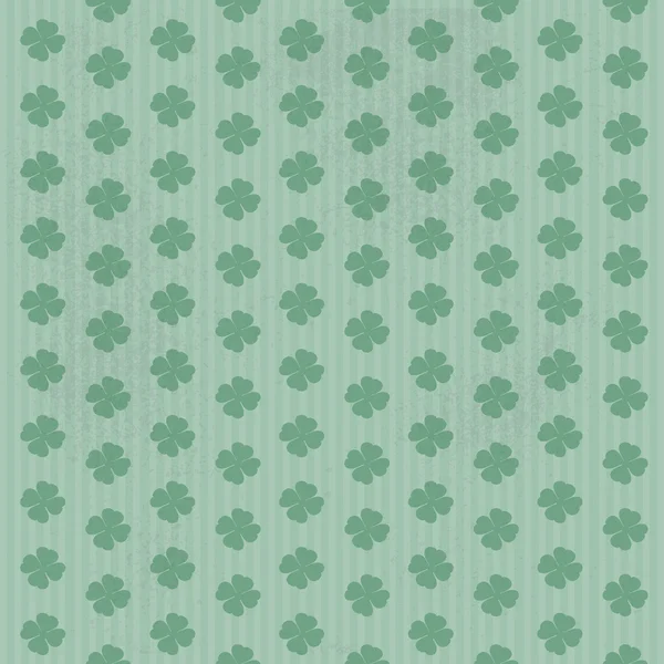 Adorno verde inconsútil vintage de quatrefoils verdes — Archivo Imágenes Vectoriales