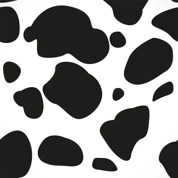 Abstract seamless cow blotchy skin background — Stock Vector