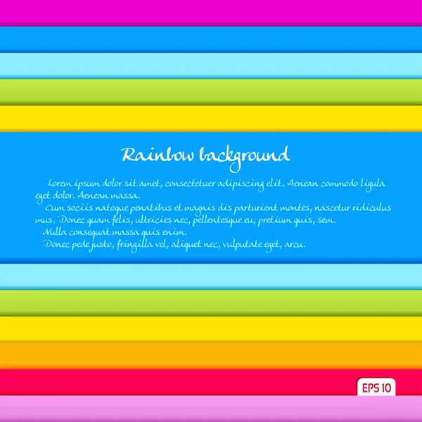 Rayas de color con área de texto — Archivo Imágenes Vectoriales