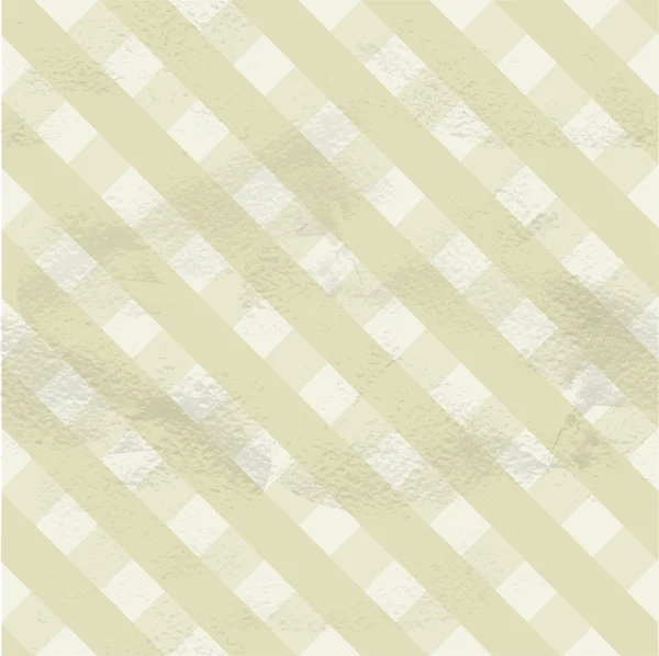 Patrón beige vintage de tiras cruzadas — Vector de stock