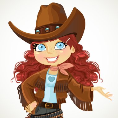 cowgirl büyük şapkalı