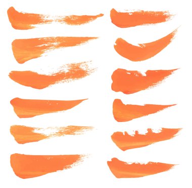 Turuncu vuruş paint