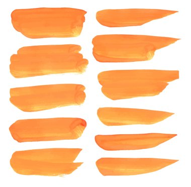 Turuncu vuruş paint