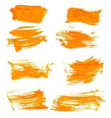 Turuncu boya konturları