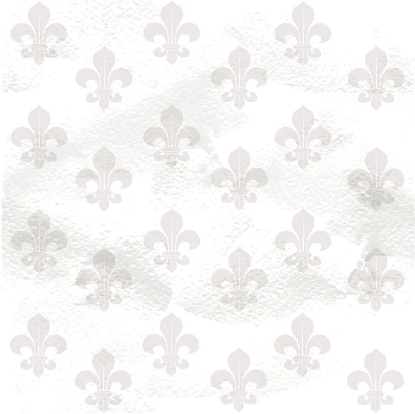Fleur-de-lys fond sans couture — Image vectorielle
