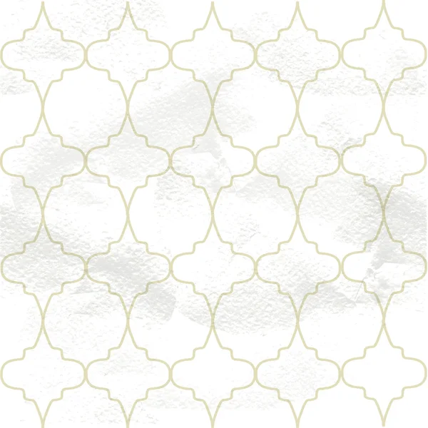 Seamless pattern from ornamental lattice — Stock Vector