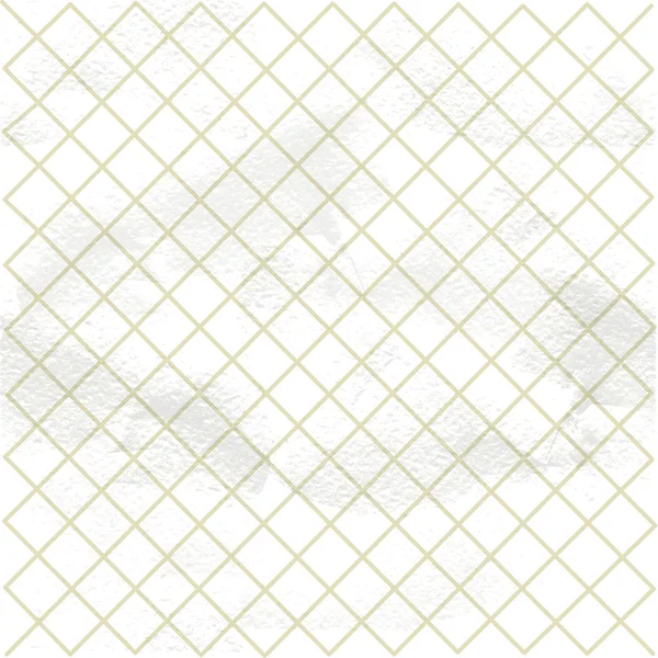 White pattern from the small lattice rhombuses — Stock Vector