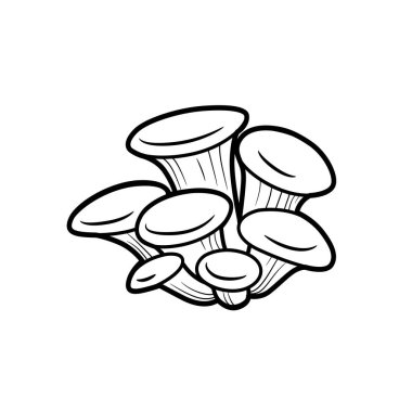 Beyaz arkaplanda izole edilmiş büyük sünger boyama kitabı doğrusal çizimi