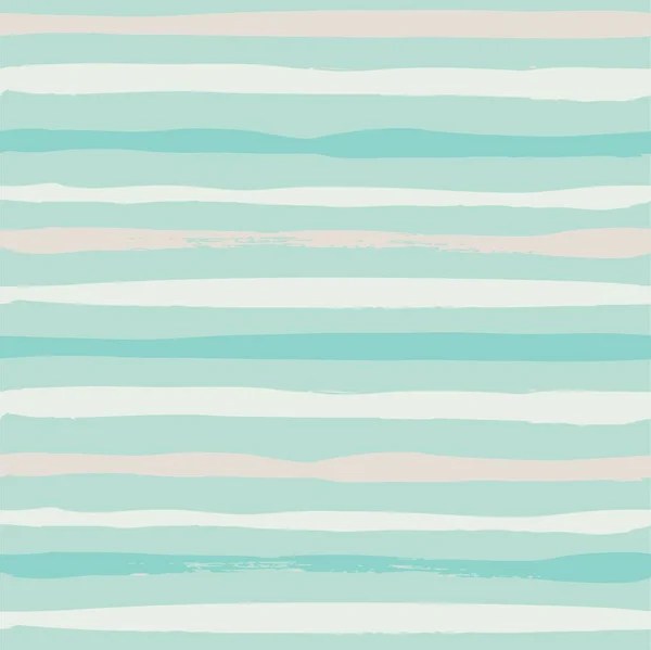 Seamless Pattern Abstract Long Textural Strokes Thick Paint Mint Background — Wektor stockowy