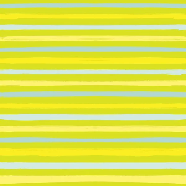 Seamless Pattern Thin Long Horizontal Abstract Blue Green Yellow Textured — Stock vektor