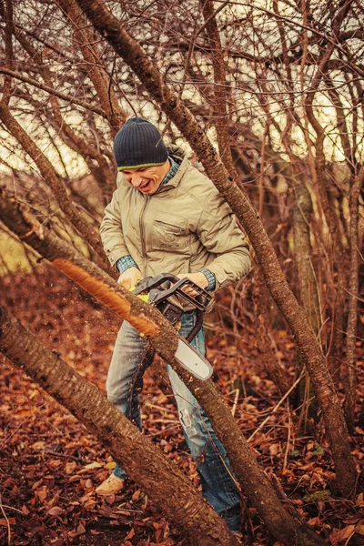 Chainsaw. — Stock Photo, Image