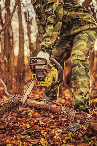 Chainsaw. — Stock Photo, Image