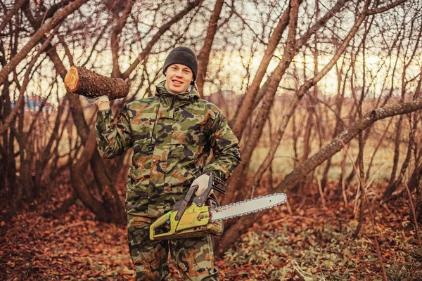 Chainsaw. — Stock Photo, Image