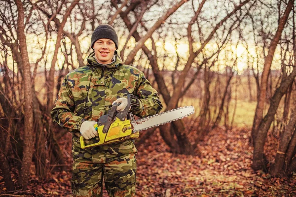 Chainsaw. — Stock Photo, Image