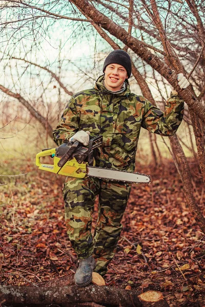 Chainsaw. — Stock Photo, Image