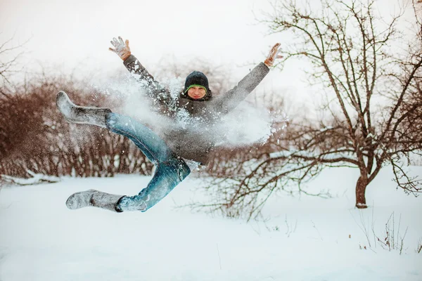 Hoppning. — Stockfoto