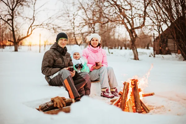 Familj. — Stockfoto