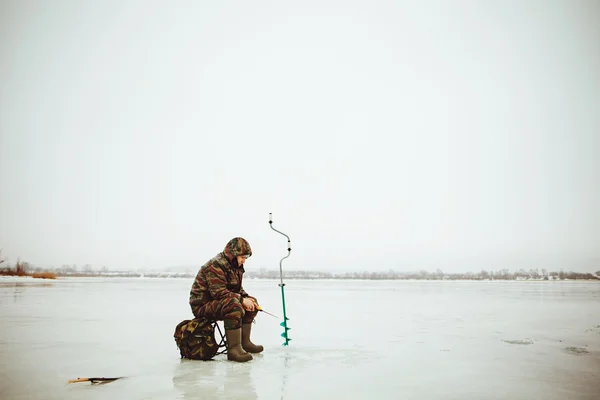 Pescatore. — Foto Stock