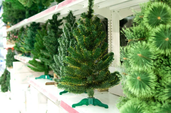 Sale of bare Christmas tree — Stock Photo, Image