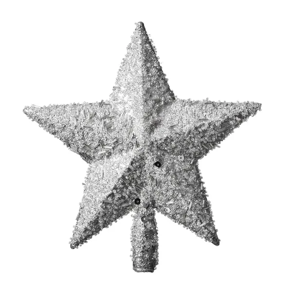 Golden Christmas star decoration — Stock Photo, Image