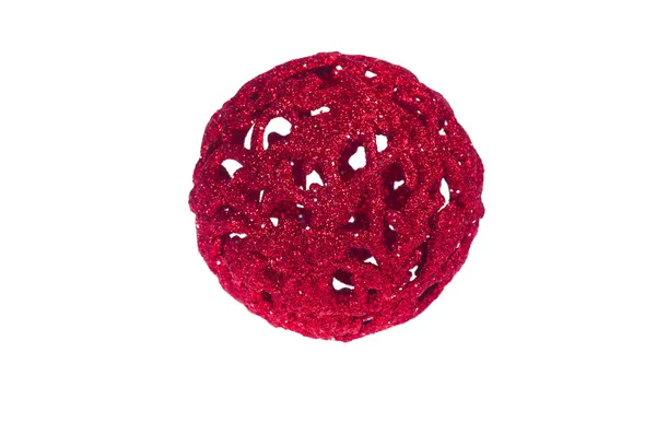 Christmas red bauble — Stock Photo, Image