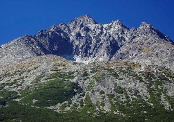 斯洛伐克高塔特拉山区在夏天 gerlach 高峰 — 图库照片