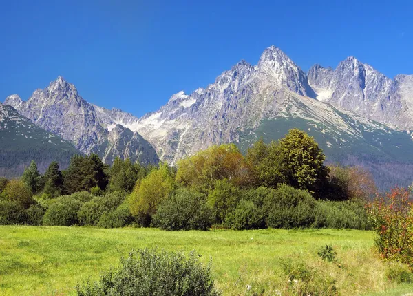 Hoge tatra bergen in de zomer, Slowakije — Stockfoto